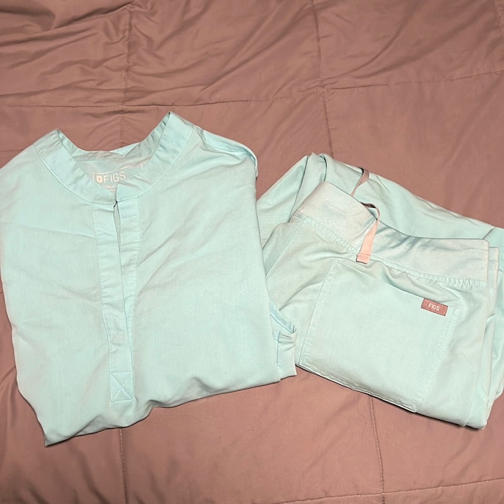 Fresh aqua figs set